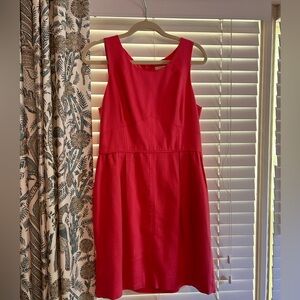 J. crew Camille dress in coral melon. Size 10 EUC